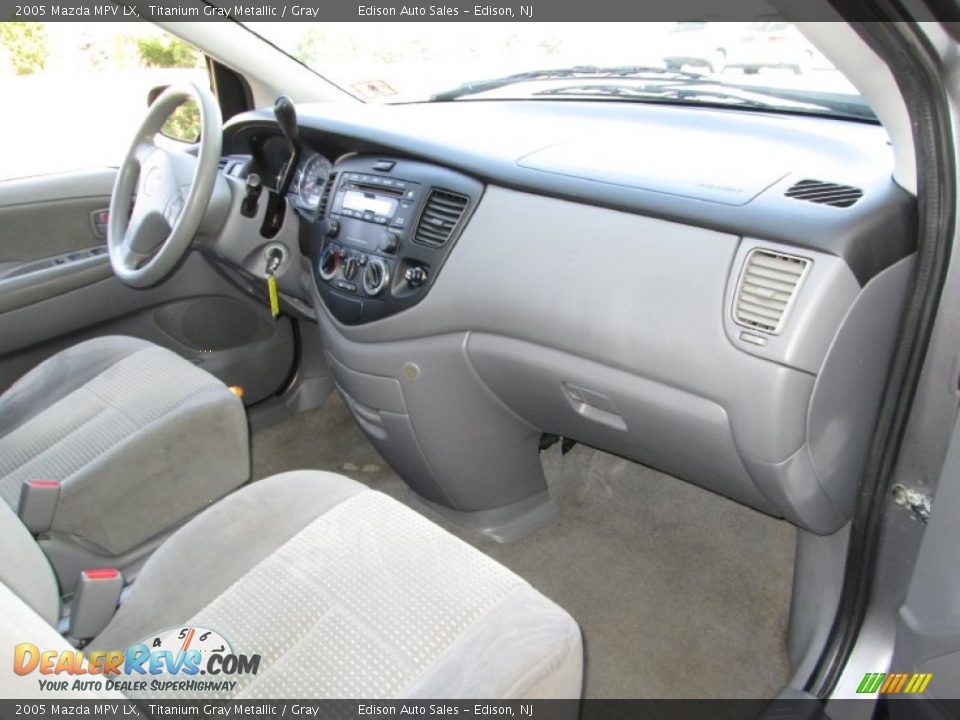 2005 Mazda MPV LX Titanium Gray Metallic / Gray Photo #18