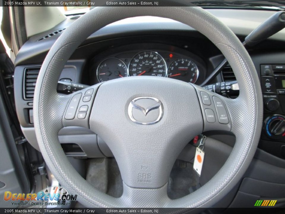 2005 Mazda MPV LX Titanium Gray Metallic / Gray Photo #24