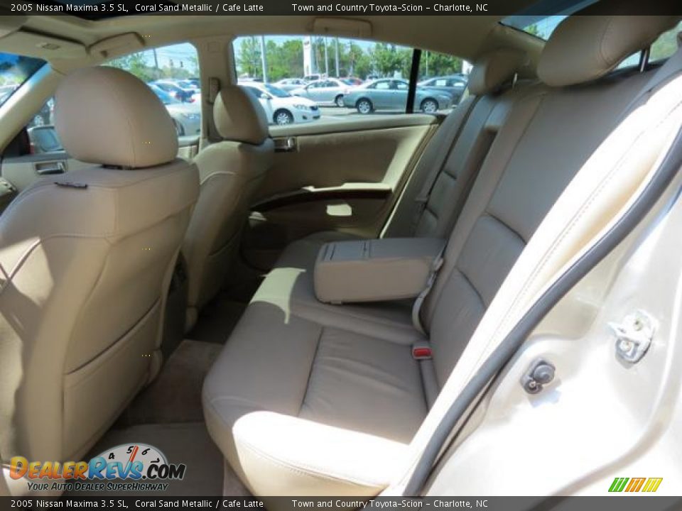 2005 Nissan Maxima 3.5 SL Coral Sand Metallic / Cafe Latte Photo #6