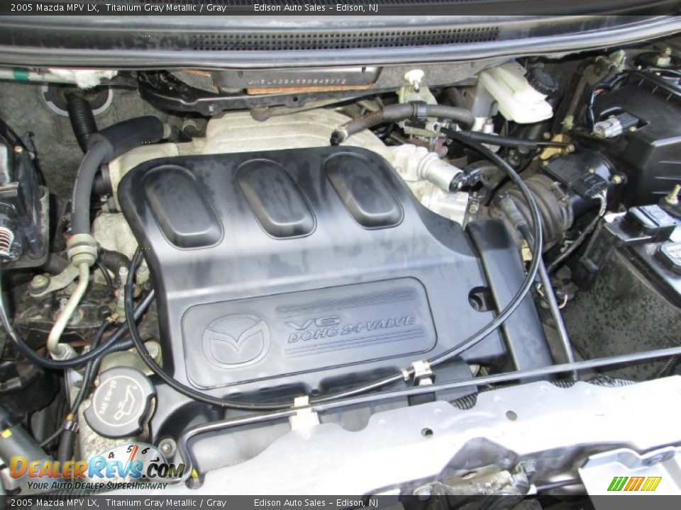 2005 Mazda MPV LX Titanium Gray Metallic / Gray Photo #29
