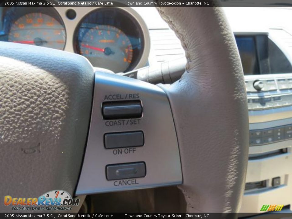 2005 Nissan Maxima 3.5 SL Coral Sand Metallic / Cafe Latte Photo #20