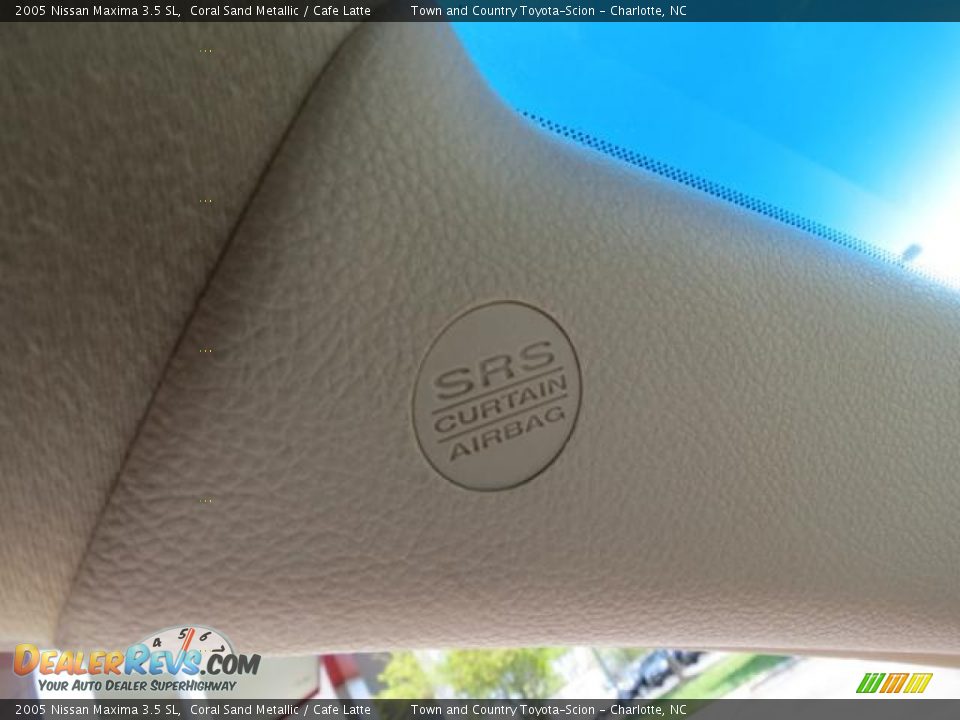 2005 Nissan Maxima 3.5 SL Coral Sand Metallic / Cafe Latte Photo #24