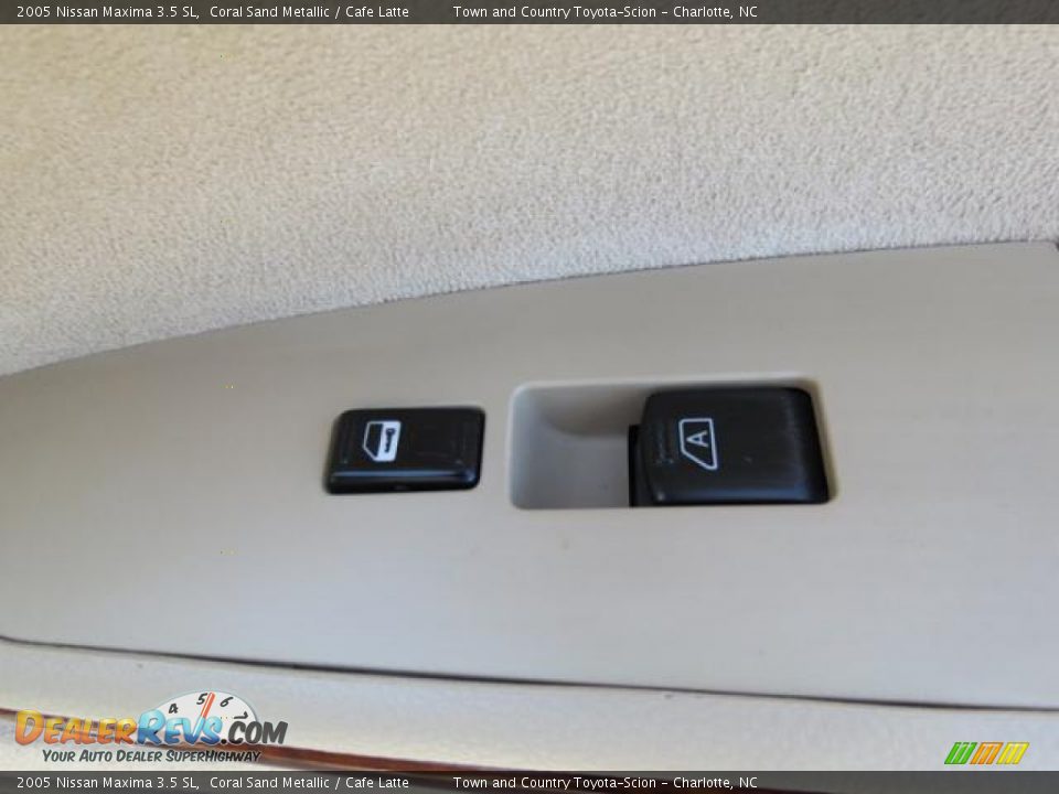 2005 Nissan Maxima 3.5 SL Coral Sand Metallic / Cafe Latte Photo #27