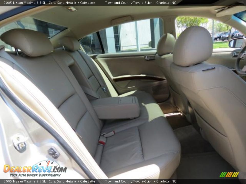 2005 Nissan Maxima 3.5 SL Coral Sand Metallic / Cafe Latte Photo #28