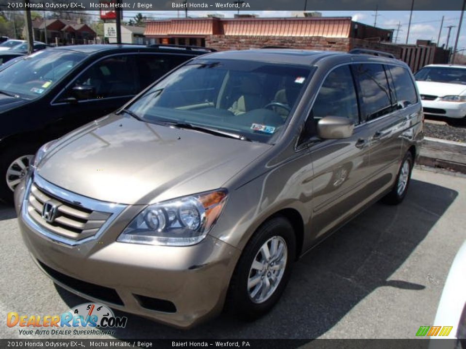 2010 Honda Odyssey EX-L Mocha Metallic / Beige Photo #3