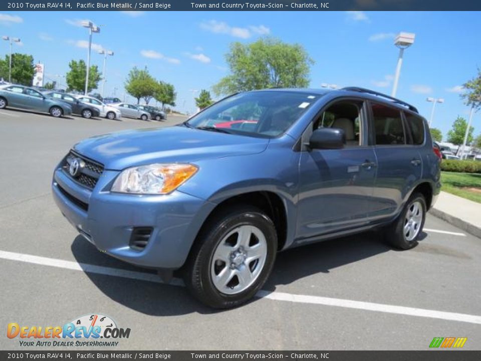 2010 Toyota RAV4 I4 Pacific Blue Metallic / Sand Beige Photo #3