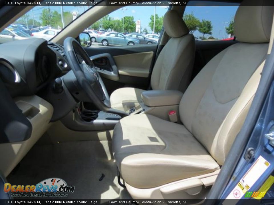 2010 Toyota RAV4 I4 Pacific Blue Metallic / Sand Beige Photo #8