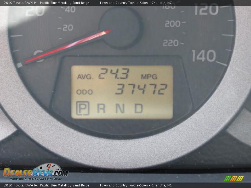 2010 Toyota RAV4 I4 Pacific Blue Metallic / Sand Beige Photo #11