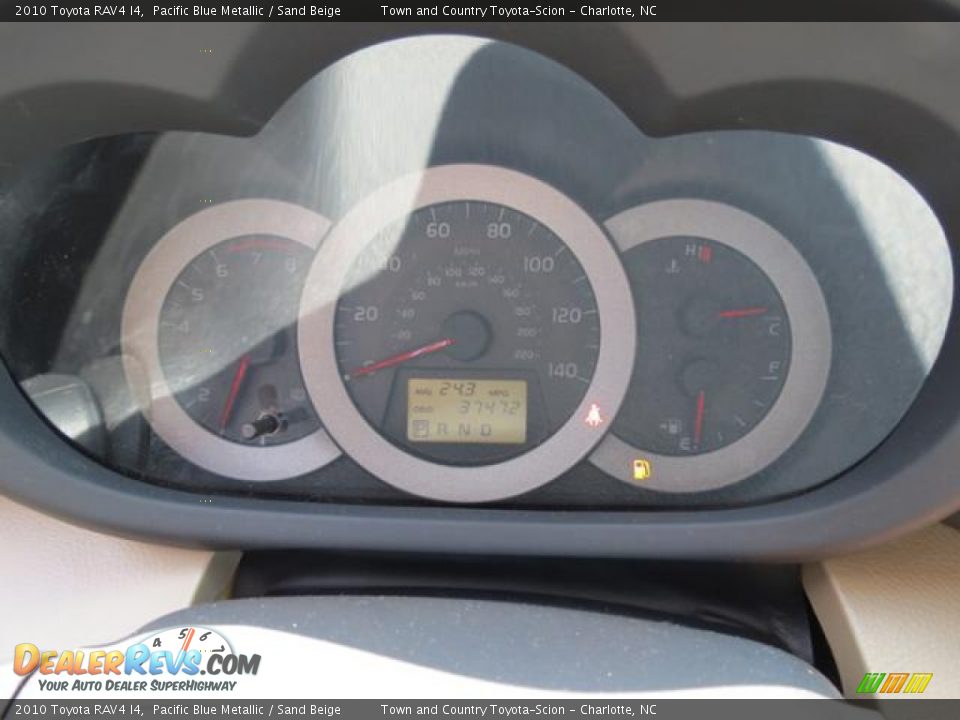 2010 Toyota RAV4 I4 Pacific Blue Metallic / Sand Beige Photo #12
