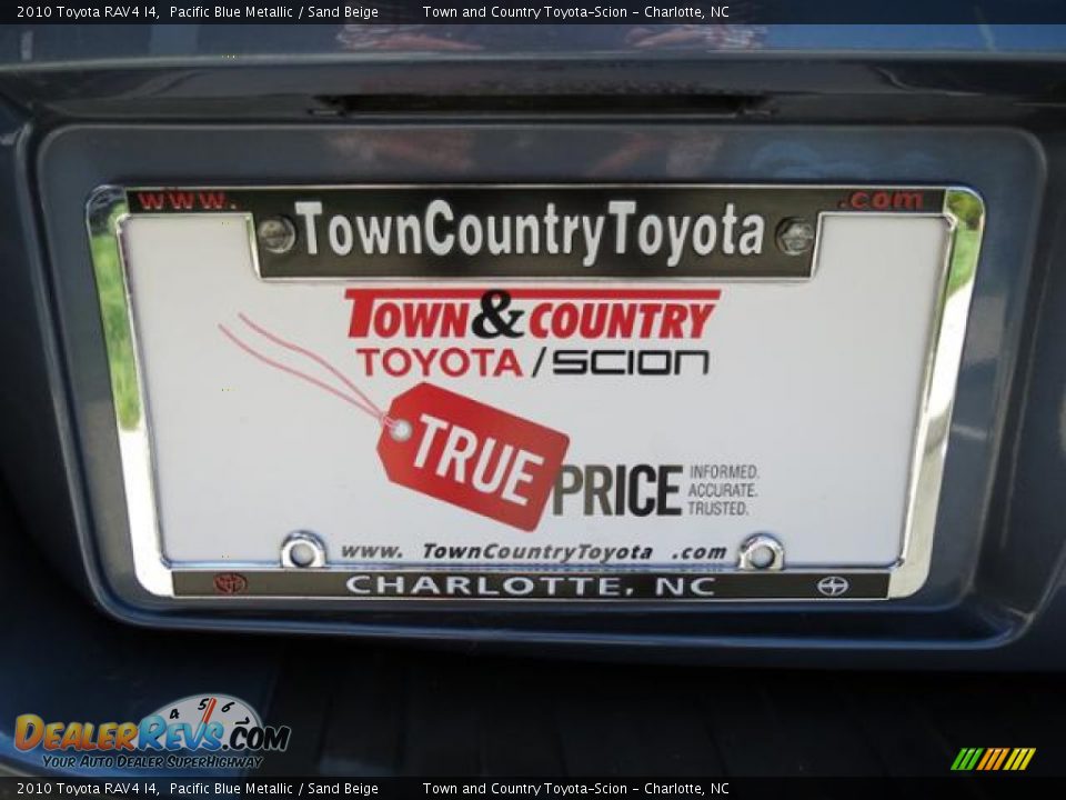 2010 Toyota RAV4 I4 Pacific Blue Metallic / Sand Beige Photo #31