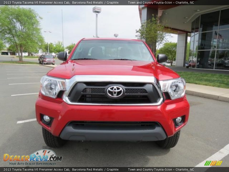 2013 Toyota Tacoma V6 Prerunner Access Cab Barcelona Red Metallic / Graphite Photo #2