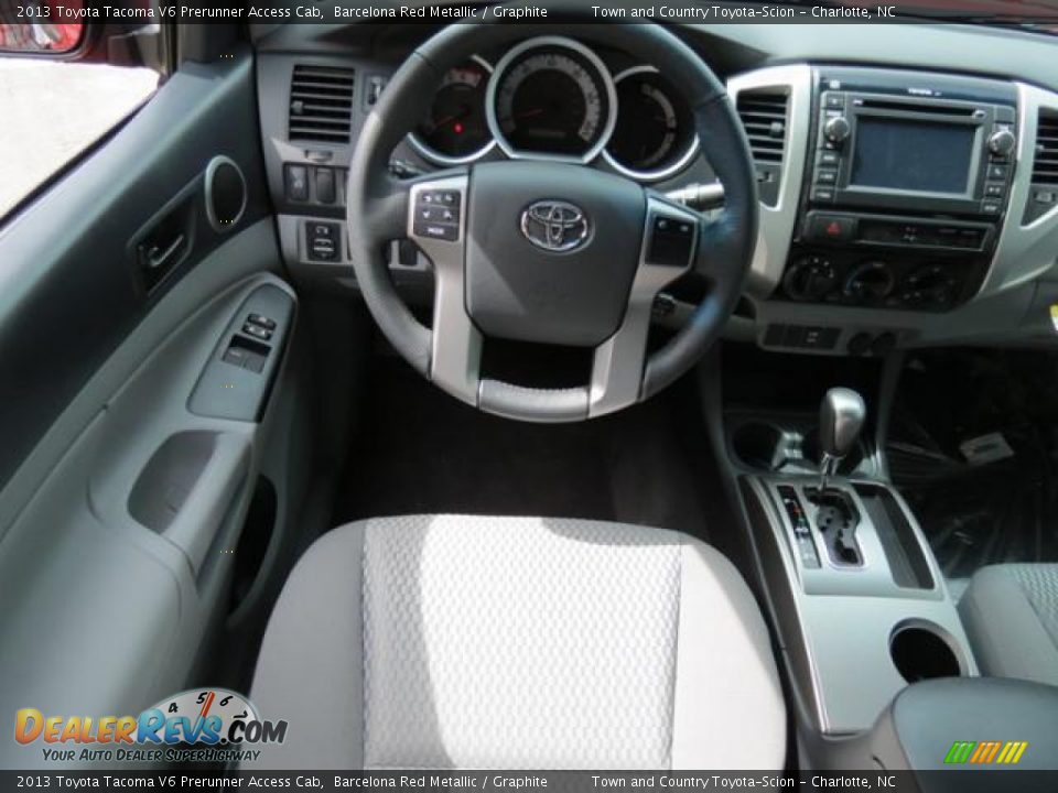 2013 Toyota Tacoma V6 Prerunner Access Cab Barcelona Red Metallic / Graphite Photo #5