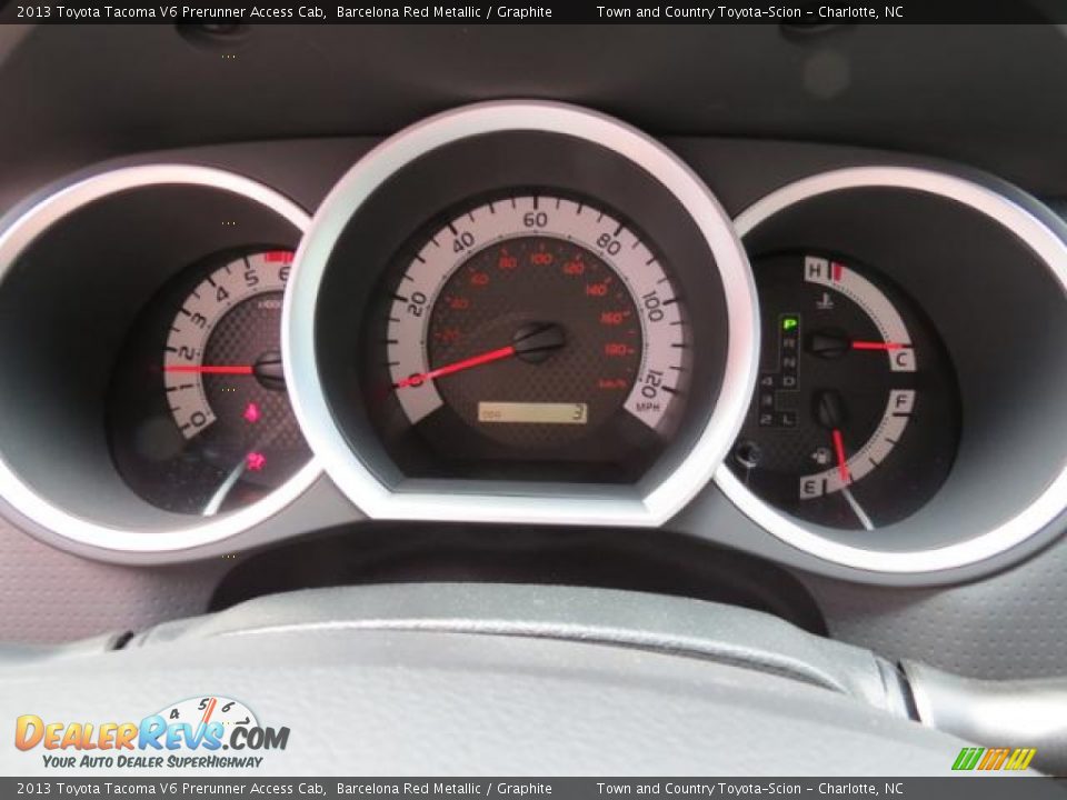 2013 Toyota Tacoma V6 Prerunner Access Cab Barcelona Red Metallic / Graphite Photo #11