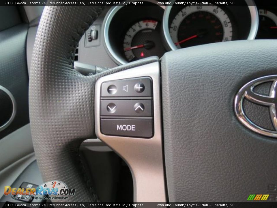 2013 Toyota Tacoma V6 Prerunner Access Cab Barcelona Red Metallic / Graphite Photo #14