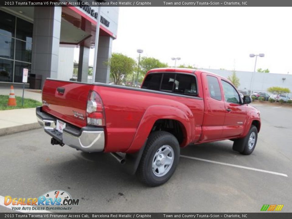 2013 Toyota Tacoma V6 Prerunner Access Cab Barcelona Red Metallic / Graphite Photo #17