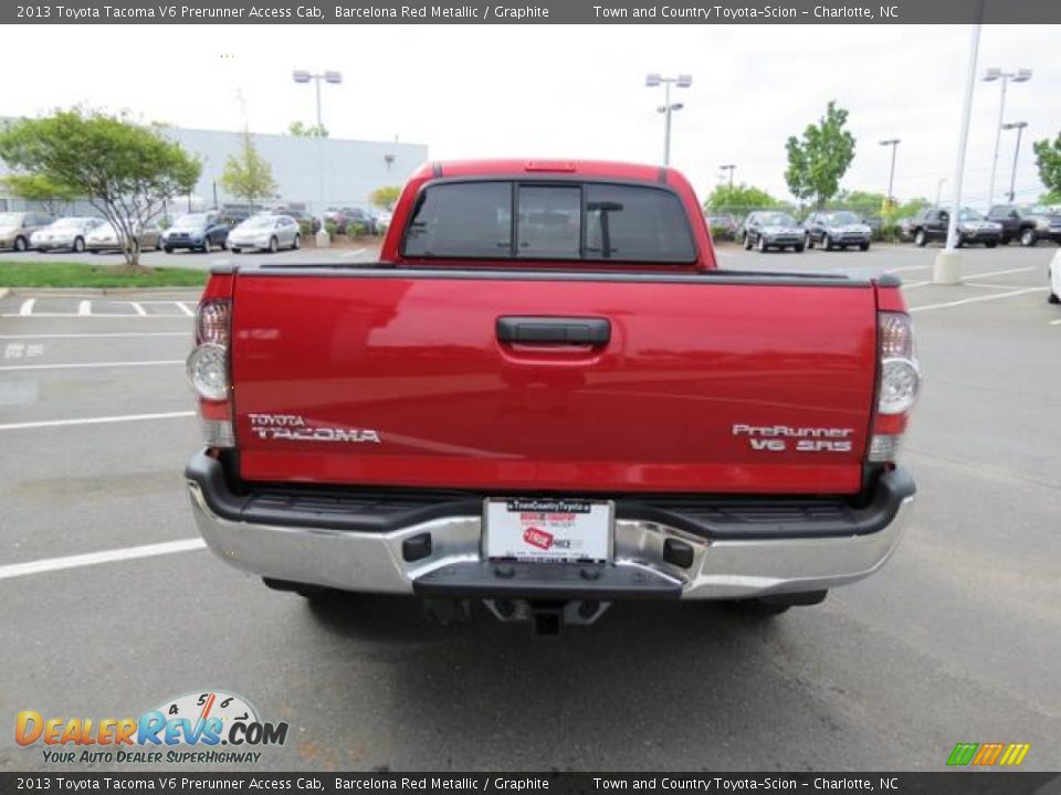 2013 Toyota Tacoma V6 Prerunner Access Cab Barcelona Red Metallic / Graphite Photo #18