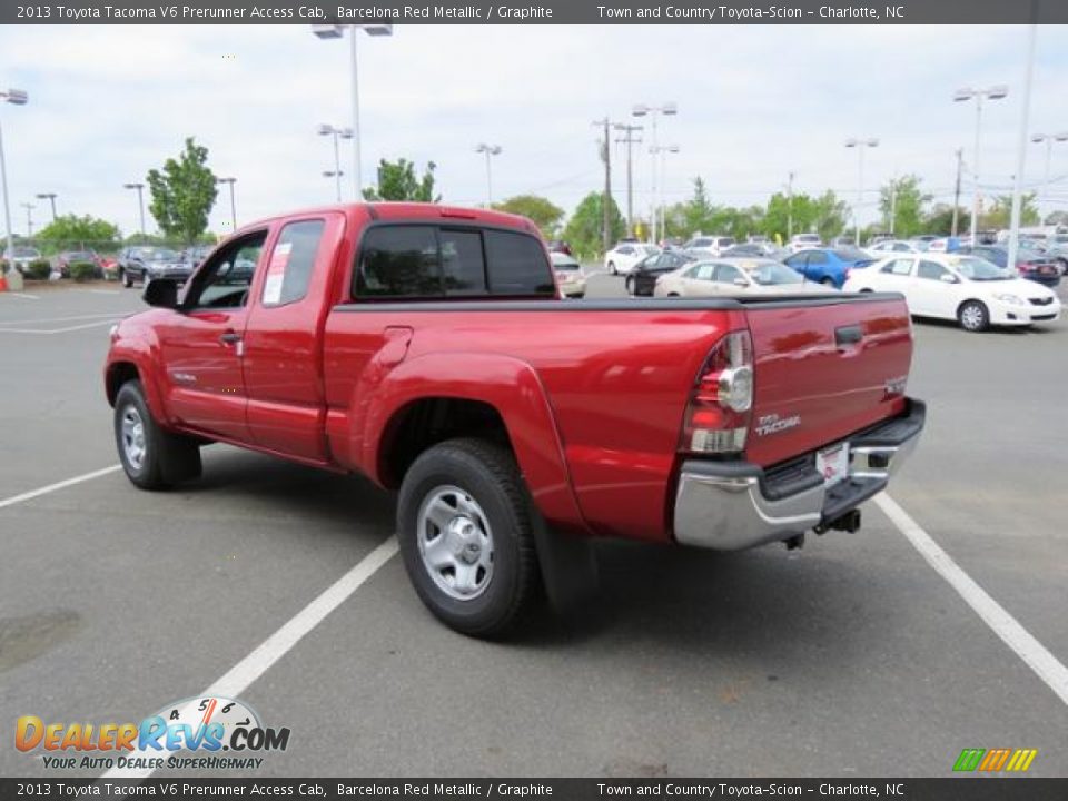 2013 Toyota Tacoma V6 Prerunner Access Cab Barcelona Red Metallic / Graphite Photo #19