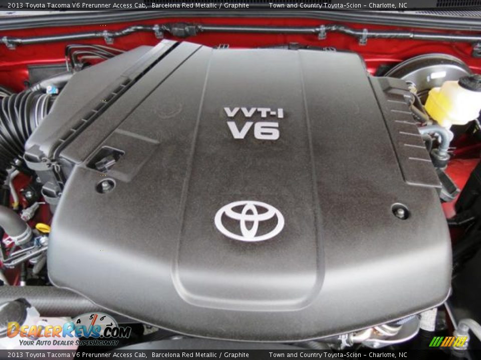 2013 Toyota Tacoma V6 Prerunner Access Cab Barcelona Red Metallic / Graphite Photo #20