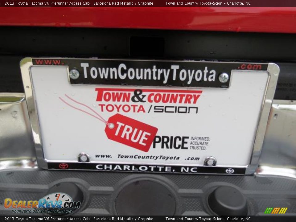 2013 Toyota Tacoma V6 Prerunner Access Cab Barcelona Red Metallic / Graphite Photo #21