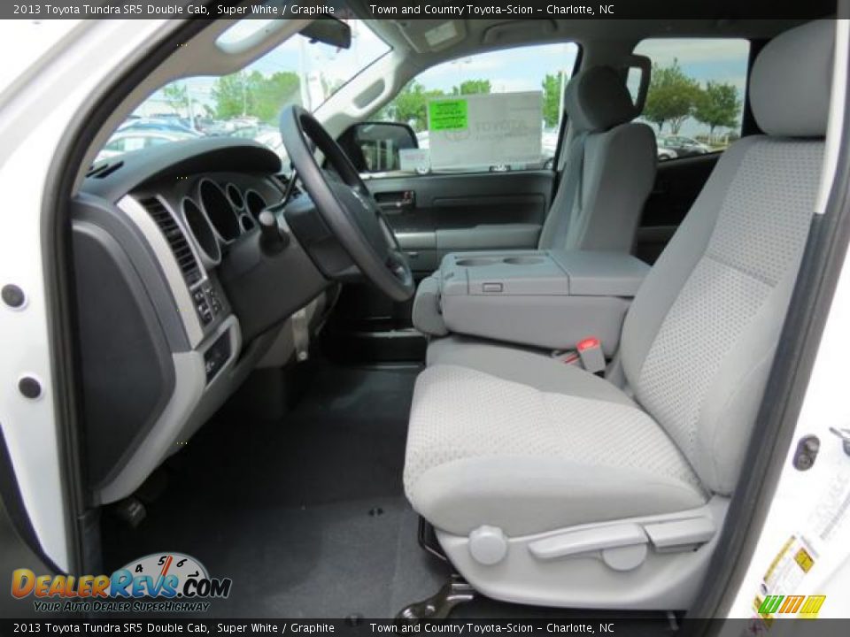 Graphite Interior - 2013 Toyota Tundra SR5 Double Cab Photo #8