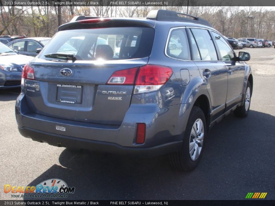 2013 Subaru Outback 2.5i Twilight Blue Metallic / Black Photo #4