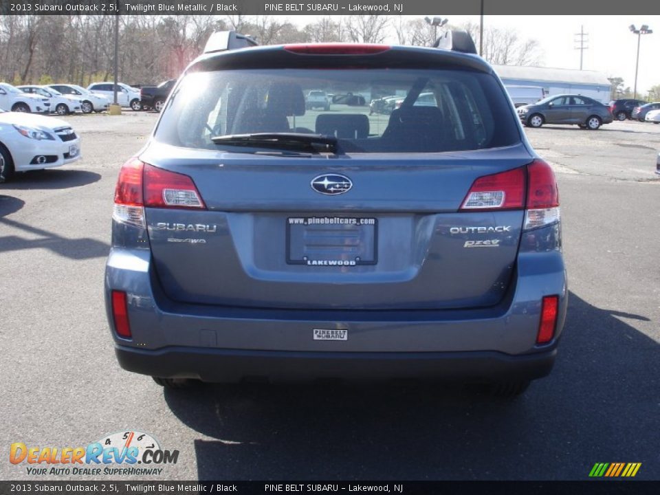 2013 Subaru Outback 2.5i Twilight Blue Metallic / Black Photo #5