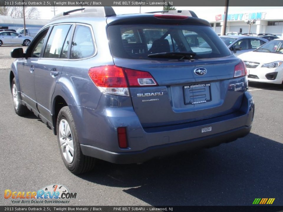 2013 Subaru Outback 2.5i Twilight Blue Metallic / Black Photo #6