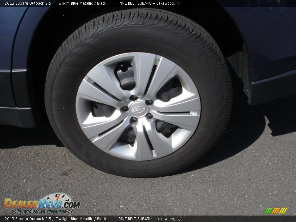 2013 Subaru Outback 2.5i Twilight Blue Metallic / Black Photo #8