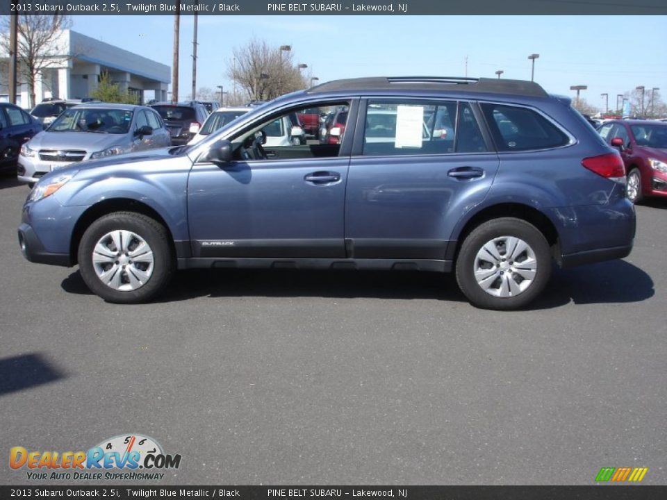 2013 Subaru Outback 2.5i Twilight Blue Metallic / Black Photo #9
