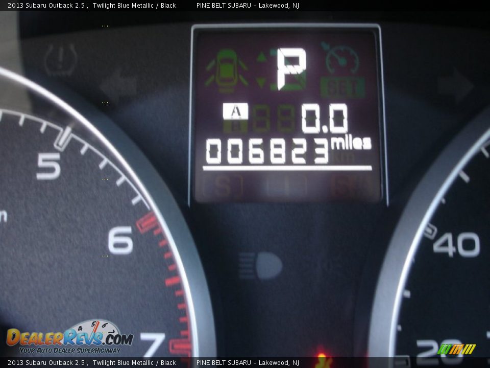 2013 Subaru Outback 2.5i Twilight Blue Metallic / Black Photo #14