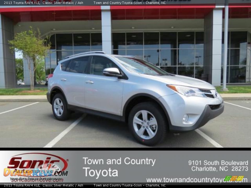 2013 Toyota RAV4 XLE Classic Silver Metallic / Ash Photo #1
