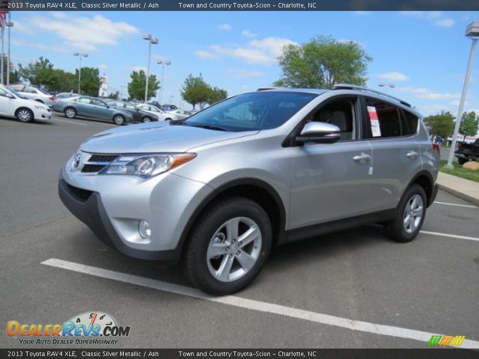 2013 Toyota RAV4 XLE Classic Silver Metallic / Ash Photo #3