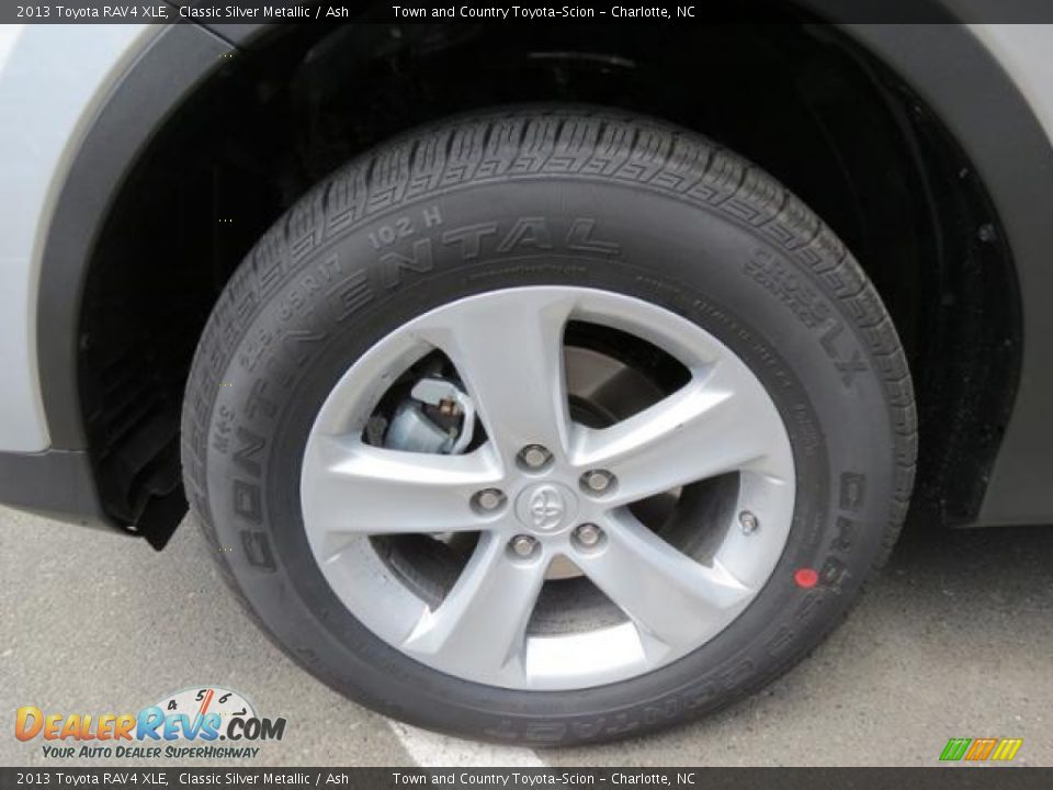 2013 Toyota RAV4 XLE Classic Silver Metallic / Ash Photo #4