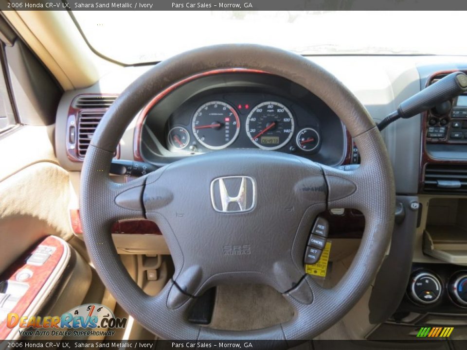 2006 Honda CR-V LX Steering Wheel Photo #10