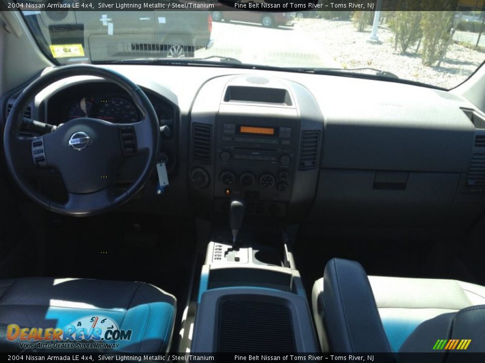 2004 Nissan Armada LE 4x4 Silver Lightning Metallic / Steel/Titanium Photo #8