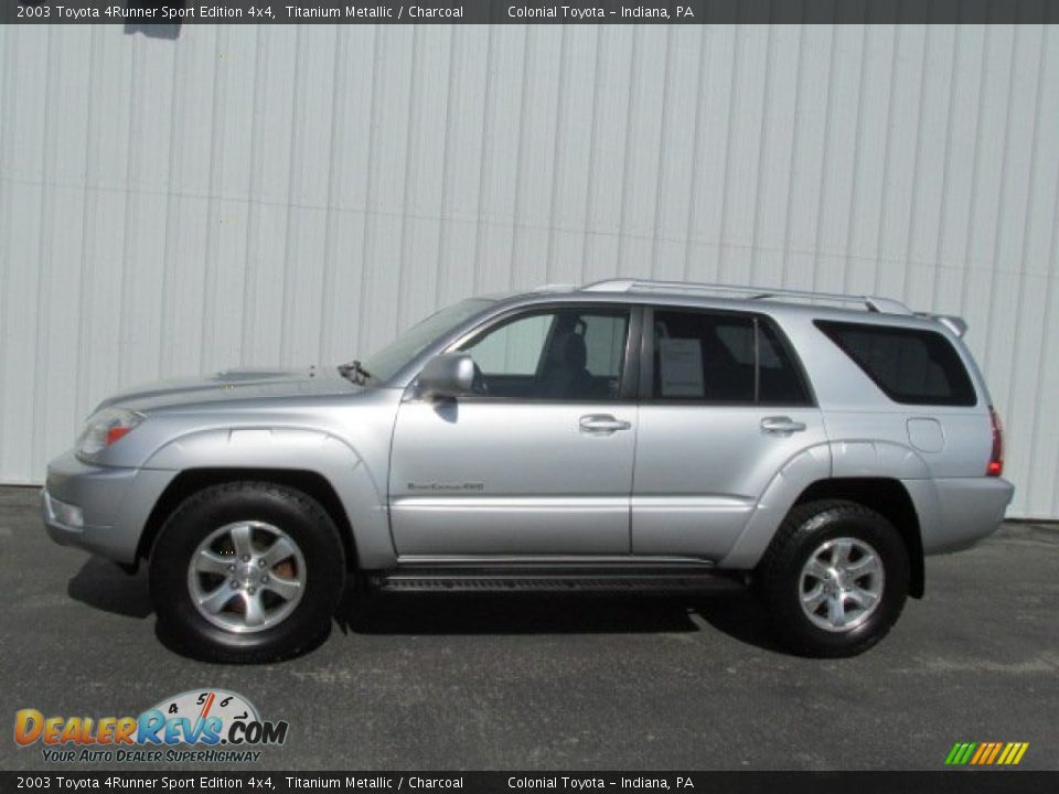 2003 Toyota 4Runner Sport Edition 4x4 Titanium Metallic / Charcoal Photo #2