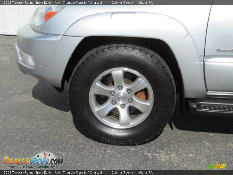 2003 Toyota 4Runner Sport Edition 4x4 Titanium Metallic / Charcoal Photo #3