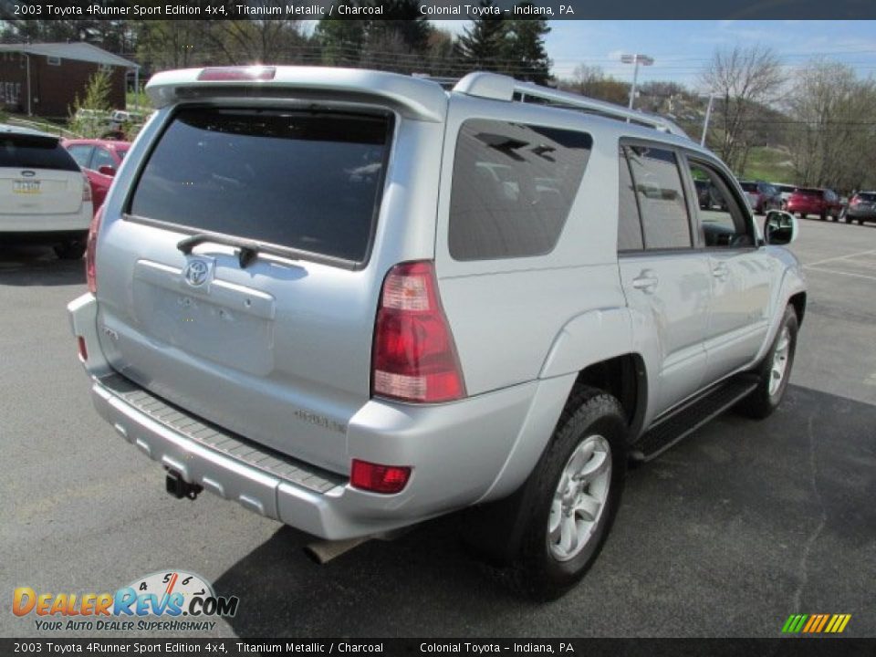 2003 Toyota 4Runner Sport Edition 4x4 Titanium Metallic / Charcoal Photo #7