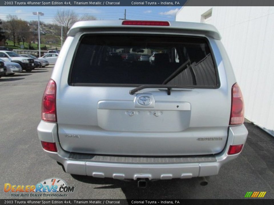 2003 Toyota 4Runner Sport Edition 4x4 Titanium Metallic / Charcoal Photo #8