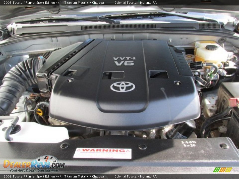 2003 Toyota 4Runner Sport Edition 4x4 Titanium Metallic / Charcoal Photo #9
