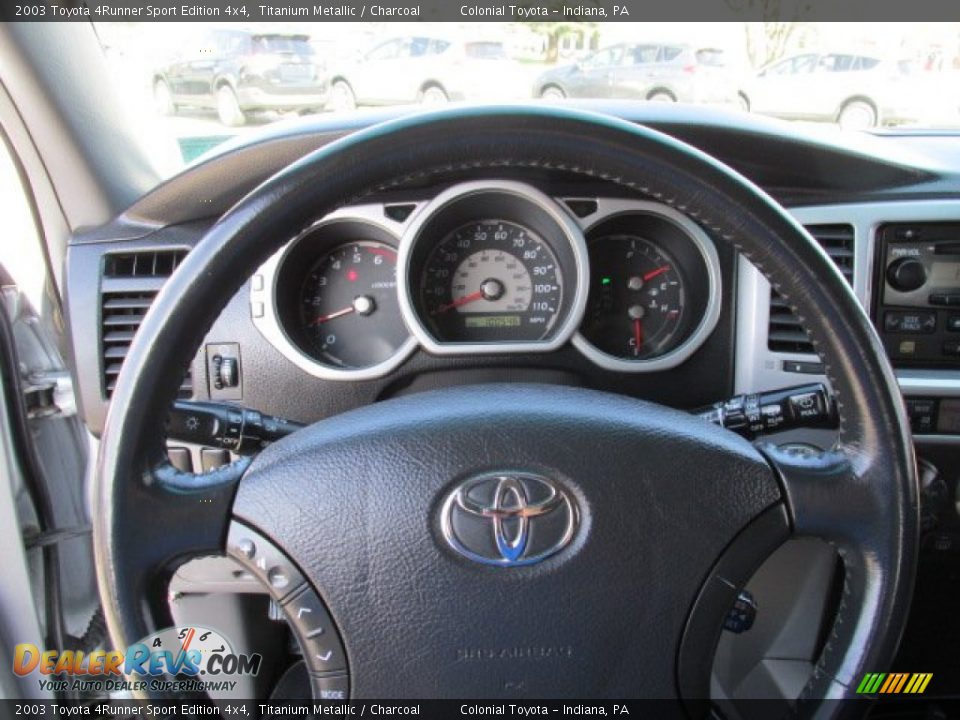 2003 Toyota 4Runner Sport Edition 4x4 Titanium Metallic / Charcoal Photo #11