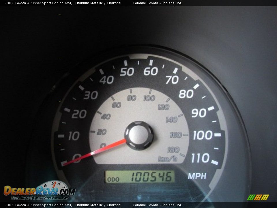 2003 Toyota 4Runner Sport Edition 4x4 Titanium Metallic / Charcoal Photo #20