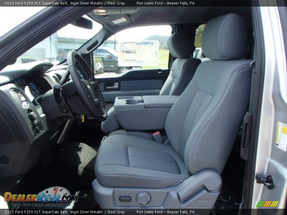 Front Seat of 2013 Ford F150 XLT SuperCab 4x4 Photo #11