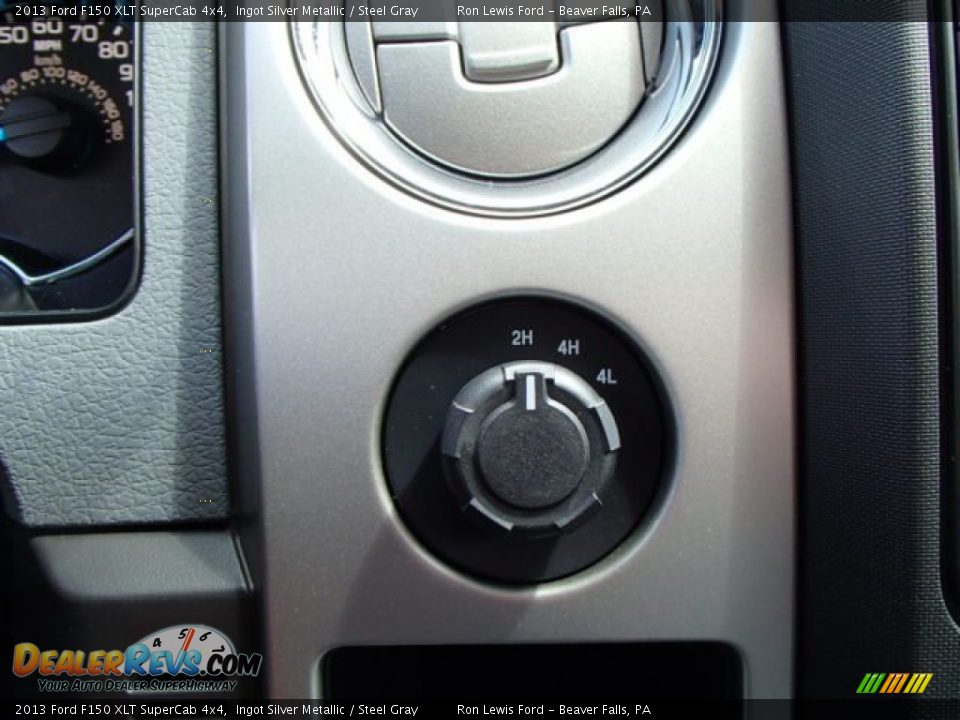 2013 Ford F150 XLT SuperCab 4x4 Ingot Silver Metallic / Steel Gray Photo #17