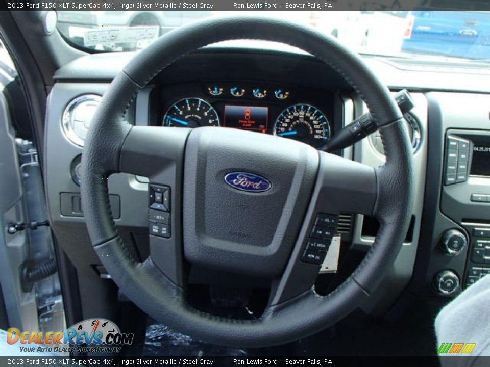 2013 Ford F150 XLT SuperCab 4x4 Steering Wheel Photo #18