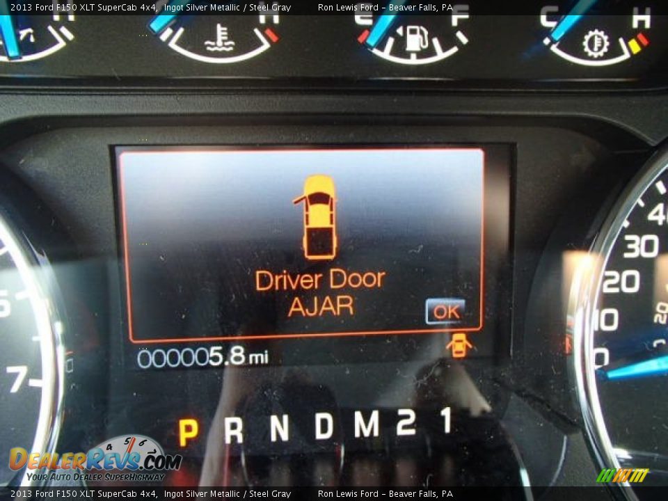 2013 Ford F150 XLT SuperCab 4x4 Ingot Silver Metallic / Steel Gray Photo #19