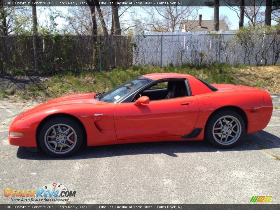 2002 Chevrolet Corvette Z06 Torch Red / Black Photo #3