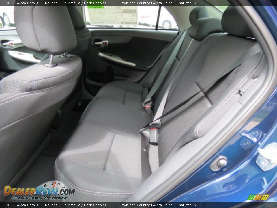 2013 Toyota Corolla S Nautical Blue Metallic / Dark Charcoal Photo #6