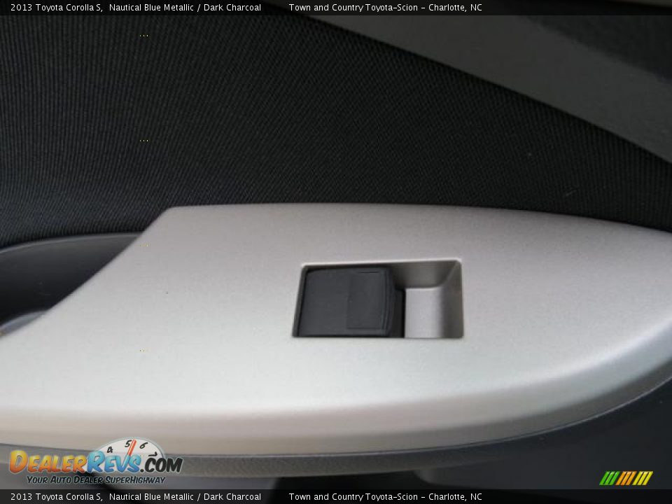 2013 Toyota Corolla S Nautical Blue Metallic / Dark Charcoal Photo #7