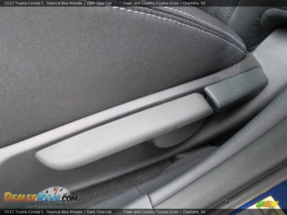 2013 Toyota Corolla S Nautical Blue Metallic / Dark Charcoal Photo #9